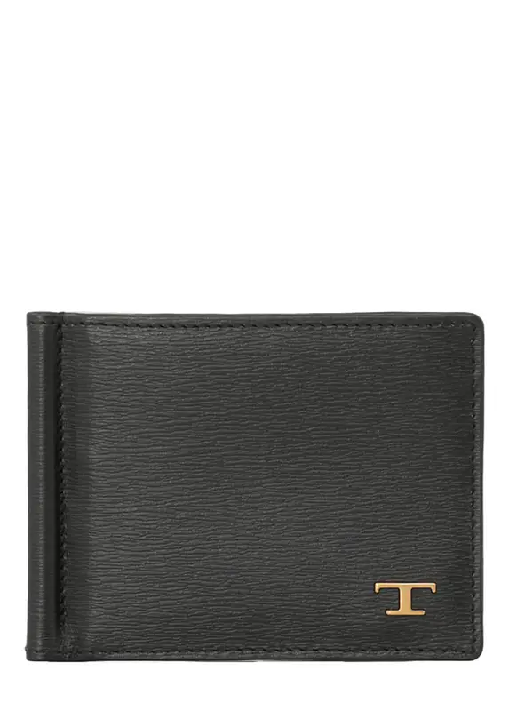 Tod's Leather Wallet In Black $413