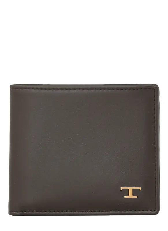 Tod's Leather Wallet In Brown $364