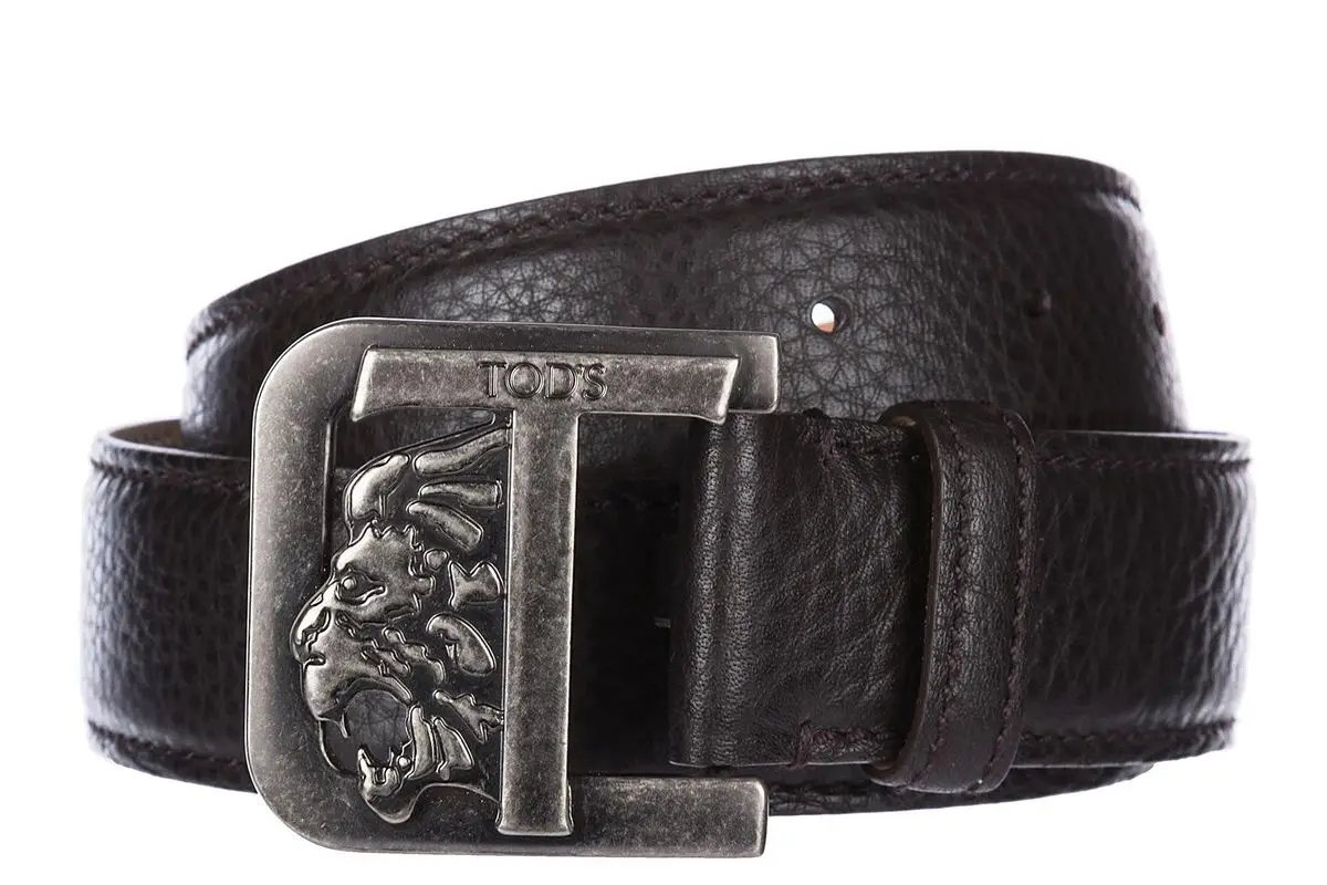 Tod's Men's Genuine Leather Belt In Brown $189