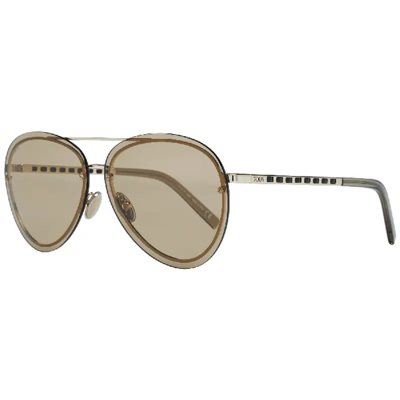 Tod's Gold Women Sunglasses Tod's Leather Sunglasses For Women $457