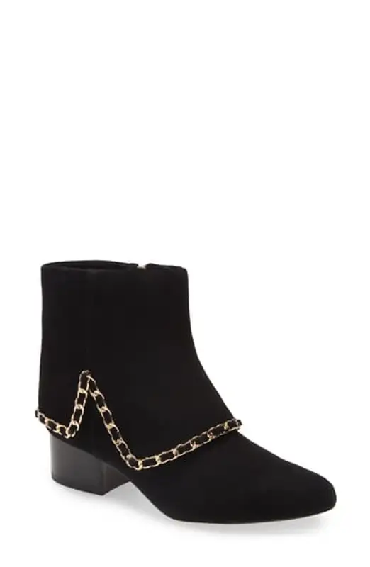 karl lagerfeld chain boots