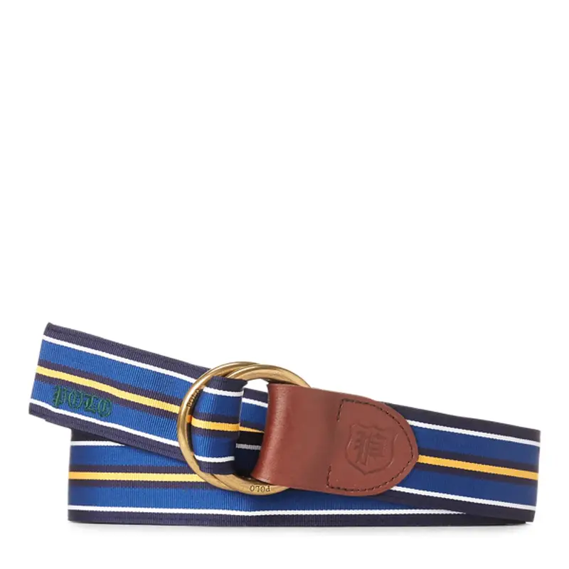 Ralph Lauren Grosgrain O-ring Belt In 