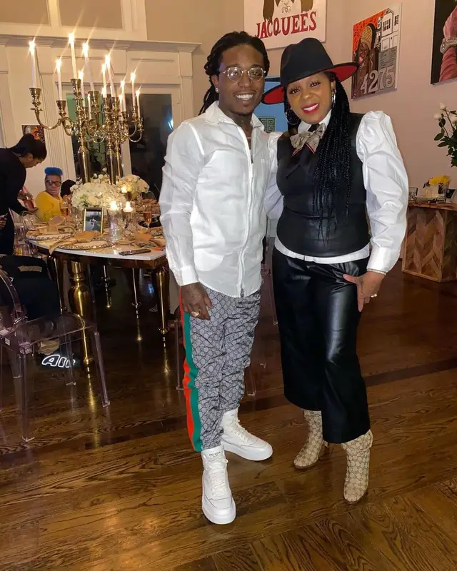 Jacquees outfit in Prada and Gucci, 2021