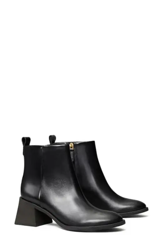 casual zip up bootie tory burch