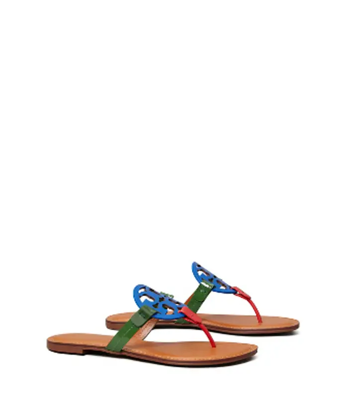 tory burch miller sandals arugula