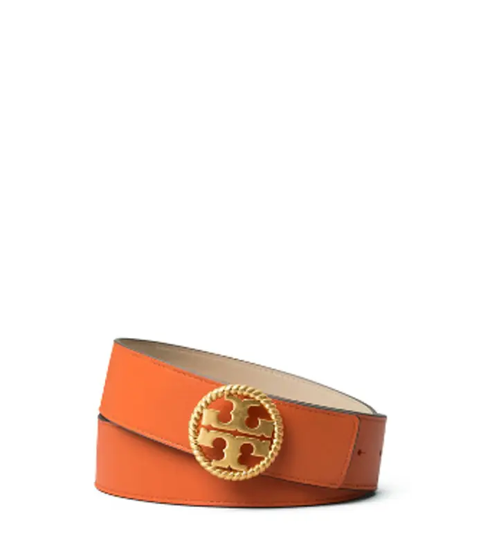 tory burch twisted logo belt