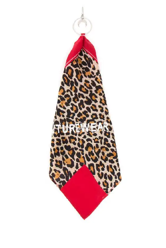 Marine Serre Marine Serre Scarf Detail Earring In Multi $175