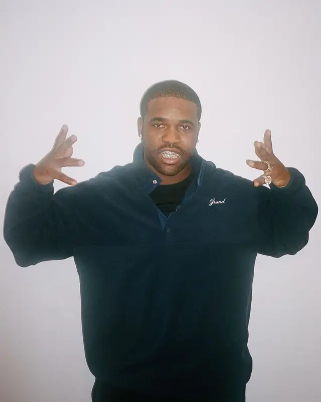 ASAP Ferg outfit in Grand Collection and Nike, 2021