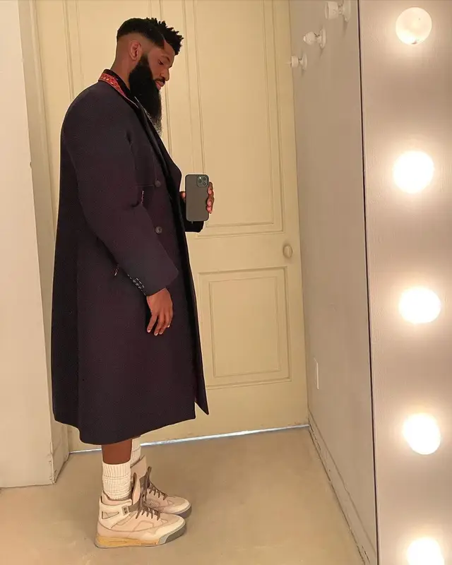 Jamal Adams outfit in Maison Margiela, 2021