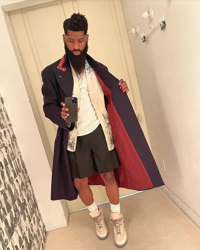 Jamal Adams outfit in Maison Margiela, 2021