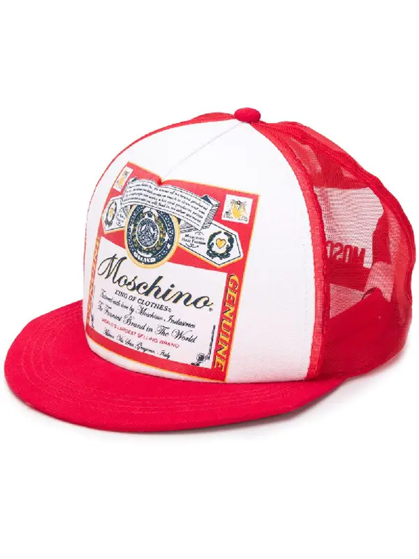 moschino budweiser hat