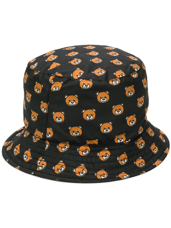 moschino teddy bear bucket hat