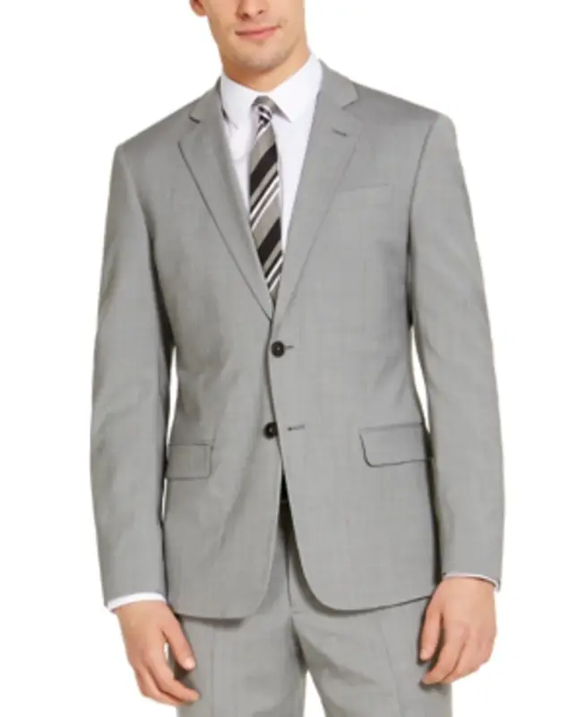 armani grey suit