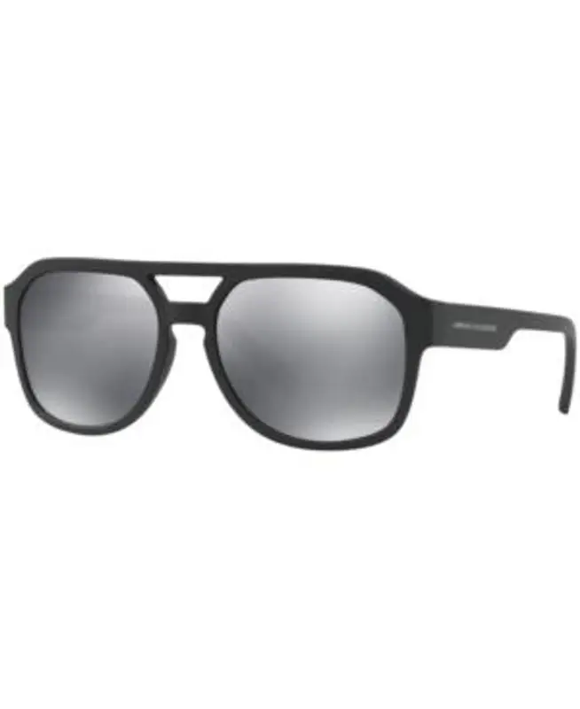 Armani Exchange Armani Exchange Sunglasses, Ax4074s In Silver $80