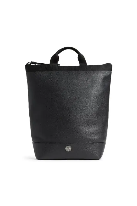 Roberto Cavalli Convertible Leather Backpack In Black $1550