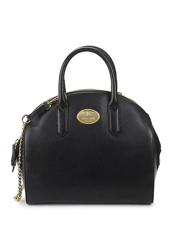 Roberto Cavalli Textured Leather Satchel $1695