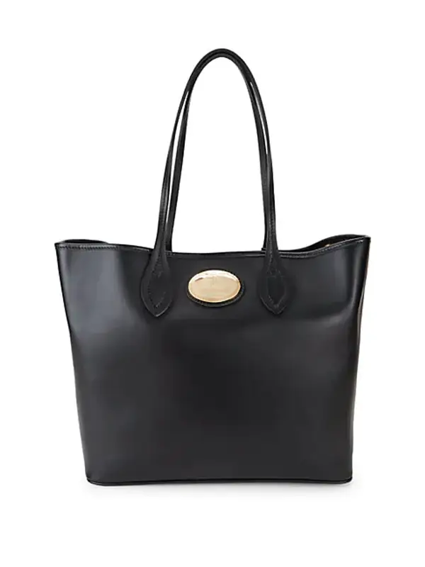 Roberto Cavalli Leather Box Tote $1695