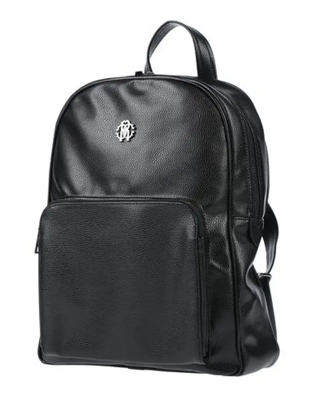 Roberto Cavalli Backpack & Fanny Pack In Black $790