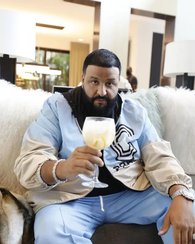 DJ Khaled outfit in Prada and Nike, 2021