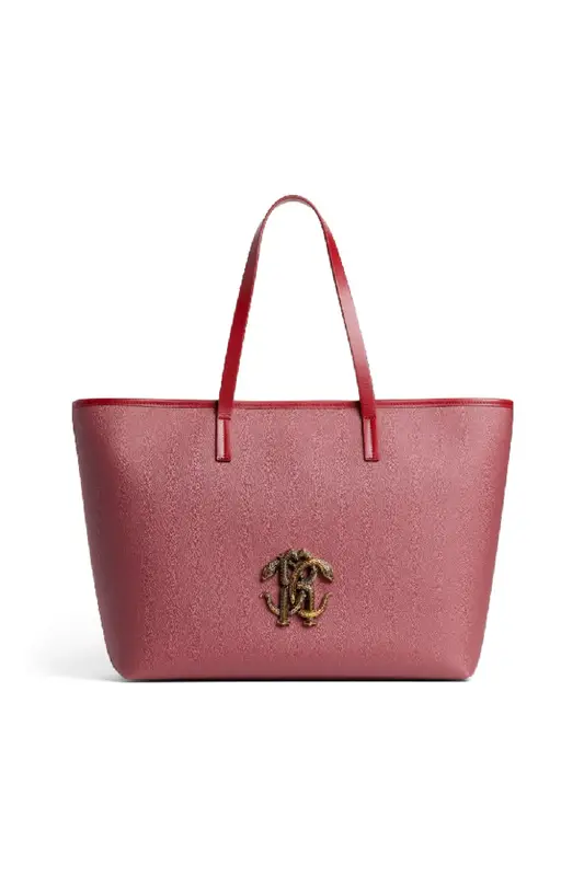 Roberto Cavalli Mirror Snake Shoulder Bag In D2282 $1010