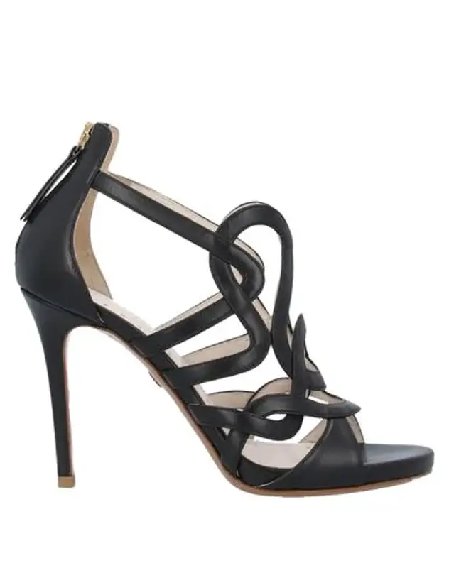 Roberto Cavalli Sandals In Black $390