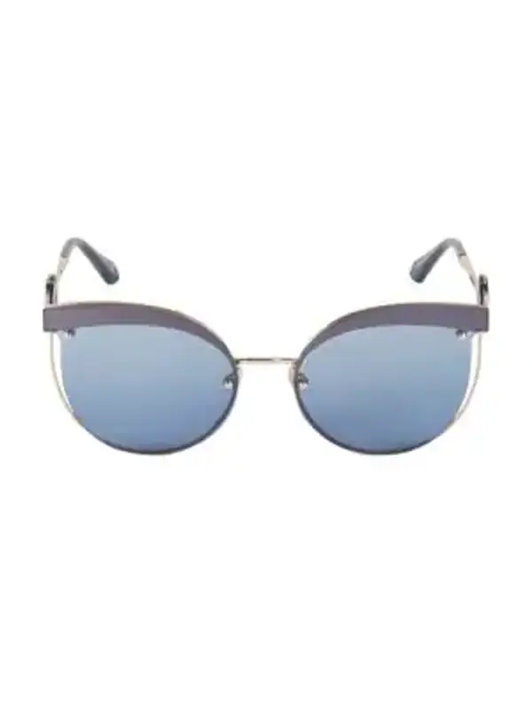 Roberto Cavalli 63mm Cat Eye Sunglasses In Blue $470