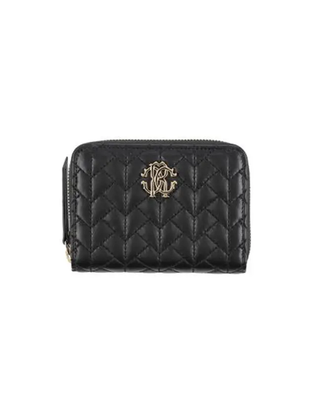 Roberto Cavalli Wallet In Black $369