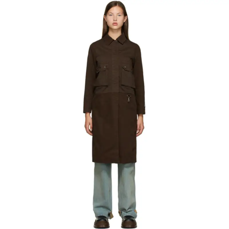 Reese Cooper Reese Cooper Ssense Exclusive Brown Canvas Coat $740