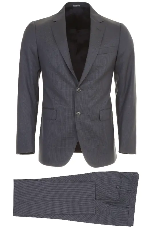 Lanvin Buttoned Two-piece Suit In Bluish Grey (grey) $1607