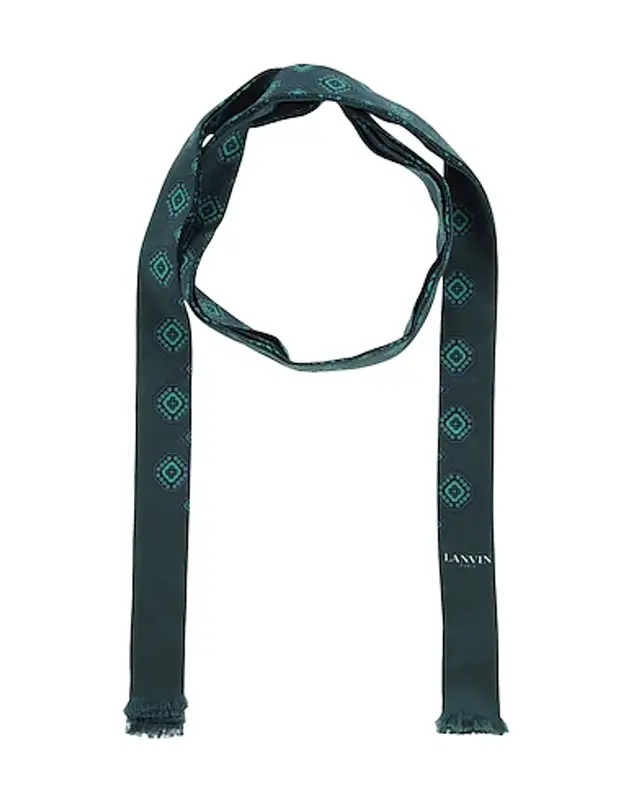 Lanvin Buttoned Scarves In Green $129