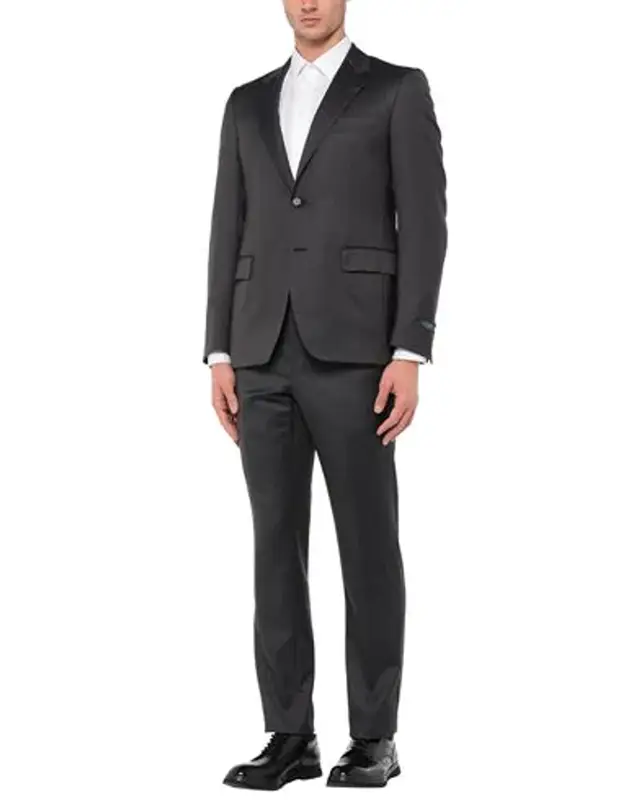 Lanvin Buttoned Suits In Gray $1700