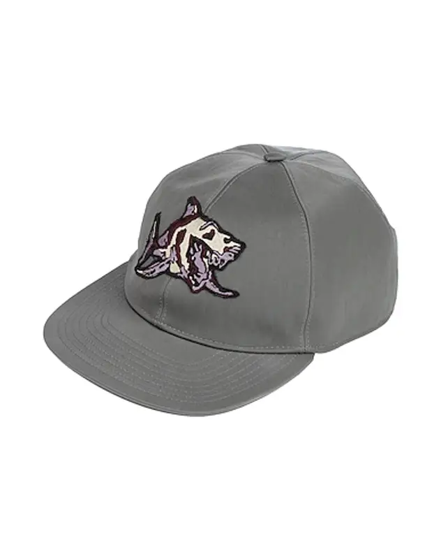Lanvin Buttoned Hat In Grey $279
