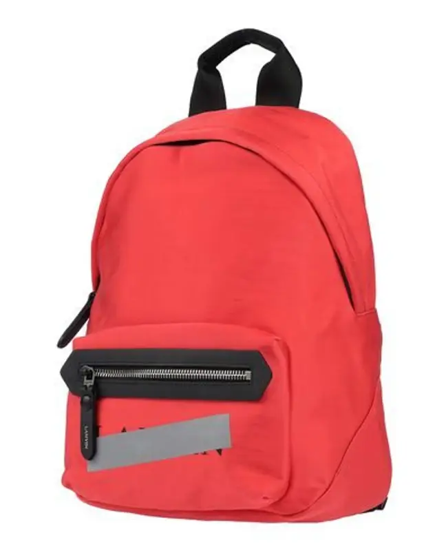 Lanvin Buttoned Backpack & Fanny Pack In Red $690
