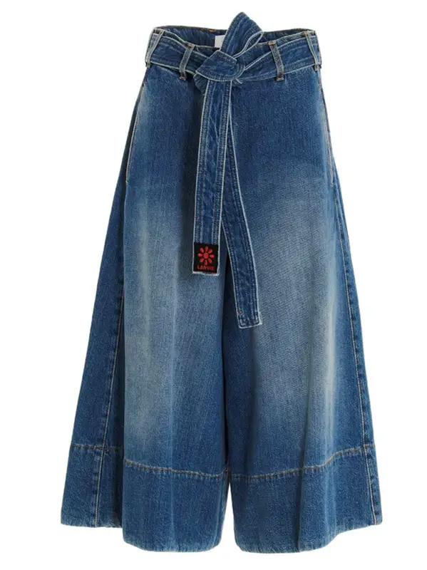 Lanvin Buttoned Jeans In Blue $972