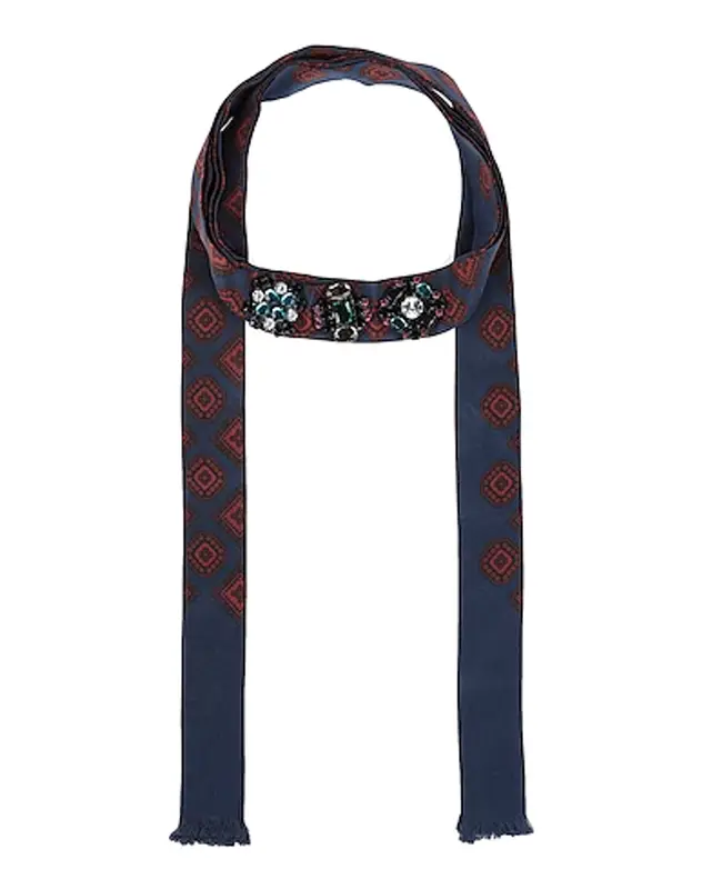 Lanvin Buttoned Scarves In Blue $578