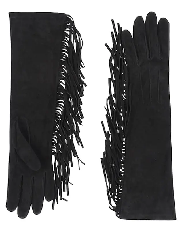 Lanvin Buttoned Gloves In Black $480