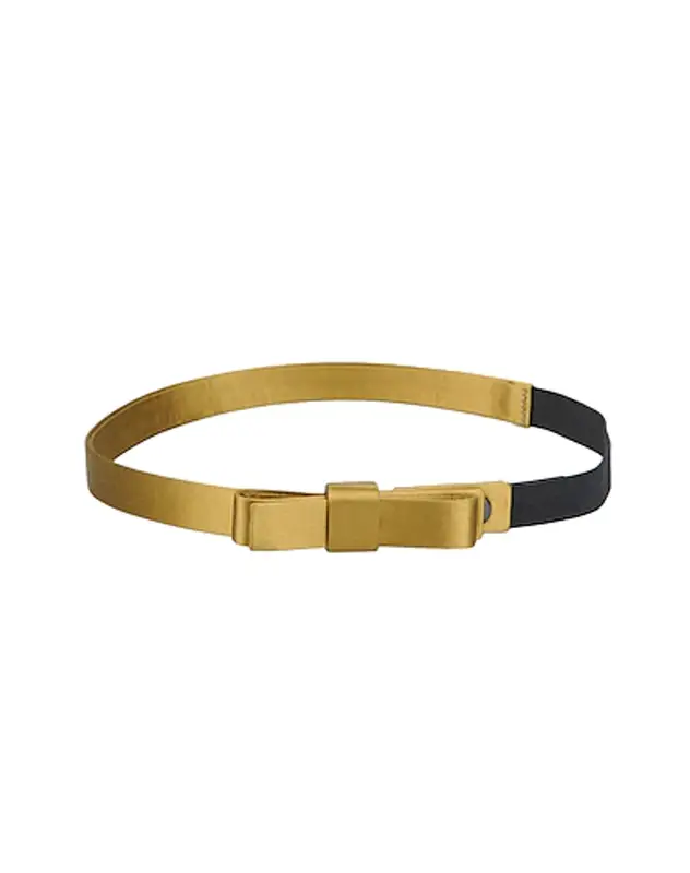 Lanvin Buttoned Belt In Bronze $325
