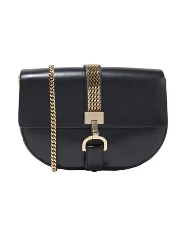 Lanvin Buttoned Cross-body Bags In Black $1200