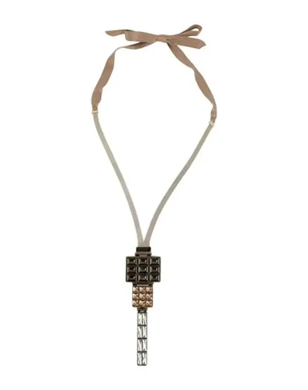 Lanvin Buttoned Necklace In Gold $1200
