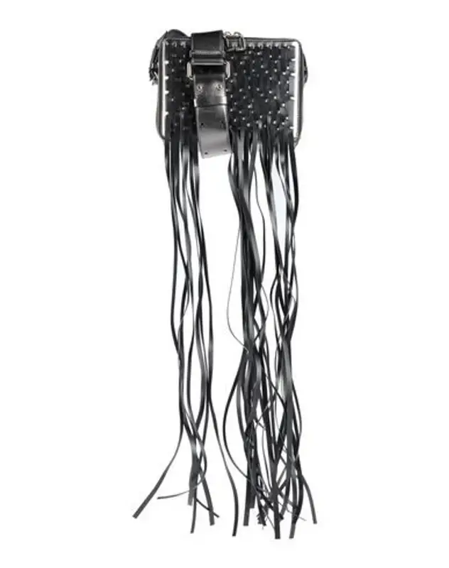 Lanvin Buttoned Cross-body Bags In Black $1700