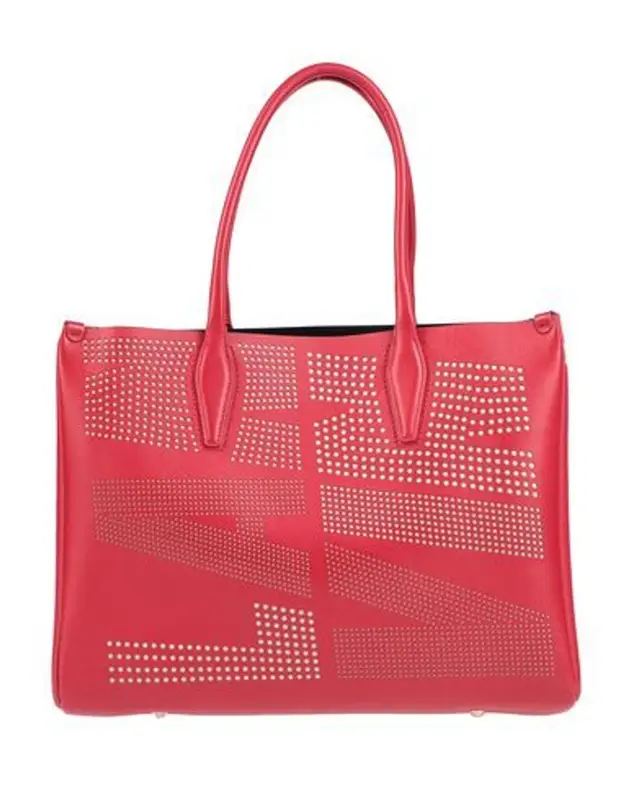 Lanvin Buttoned Handbag In Red $1700