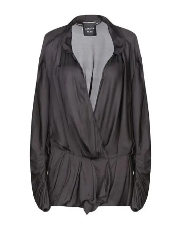Lanvin Buttoned Sartorial Jacket In Steel Grey $1700