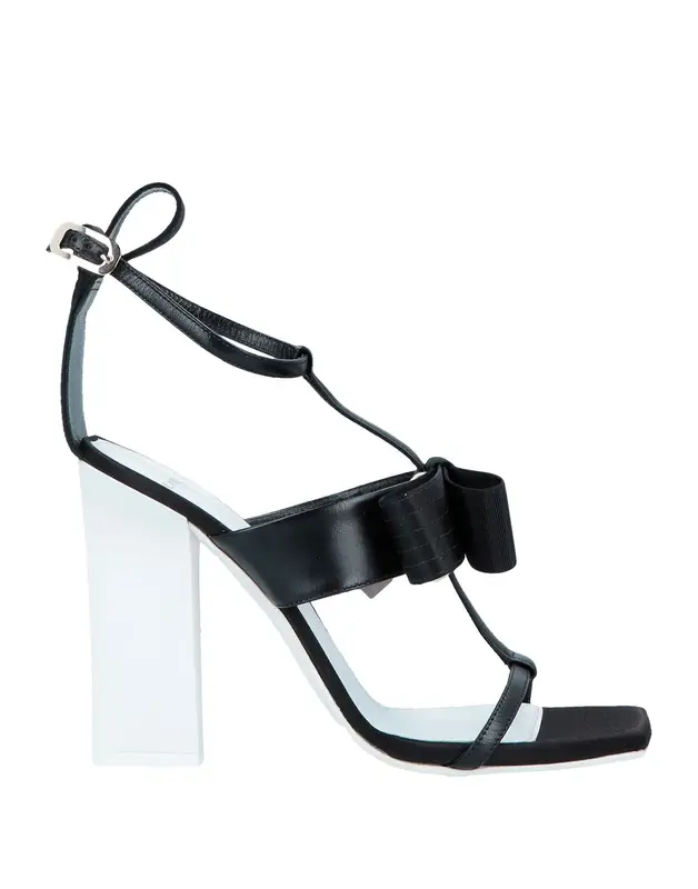 Lanvin Buttoned Sandals In Black $750