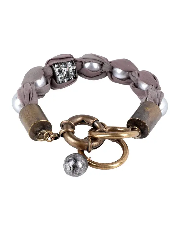 Lanvin Buttoned Bracelet In Khaki $827