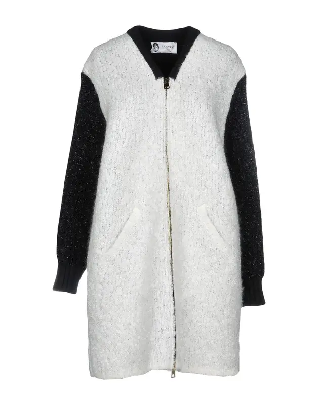 Lanvin Buttoned Coat In White $2050