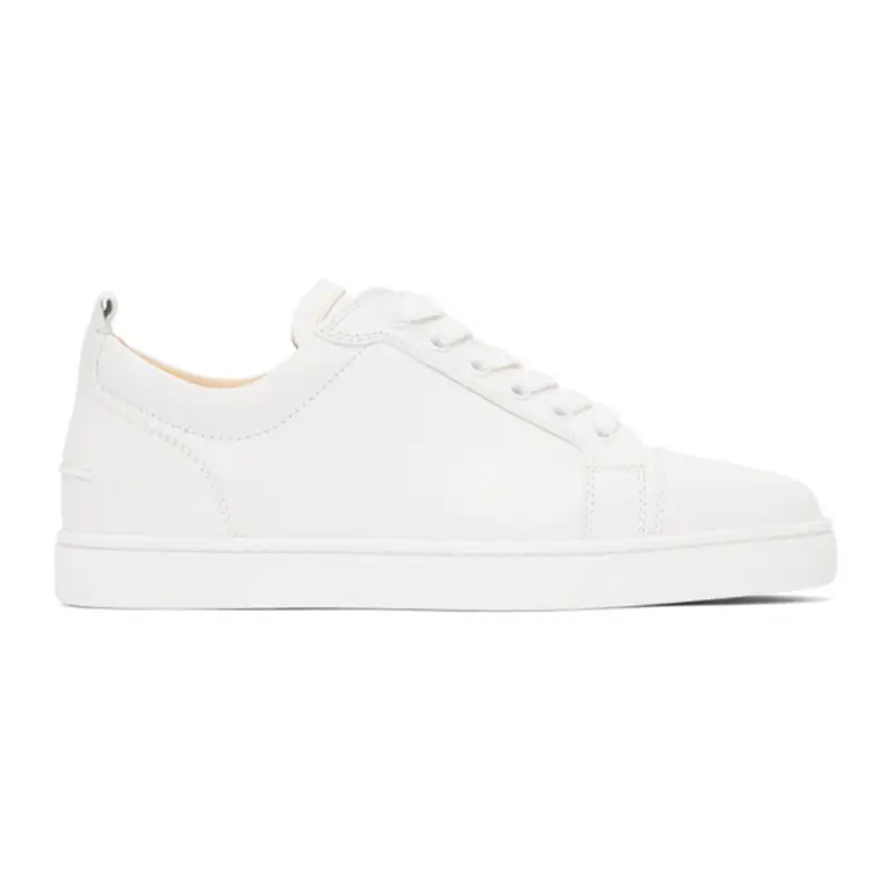 Christian Louboutin Christian Louboutin White Louis Junior Sneakers In Wh01 White $923