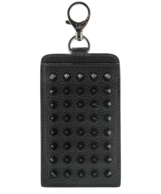 Christian Louboutin "m Miloucah" Card Holder In Black $278