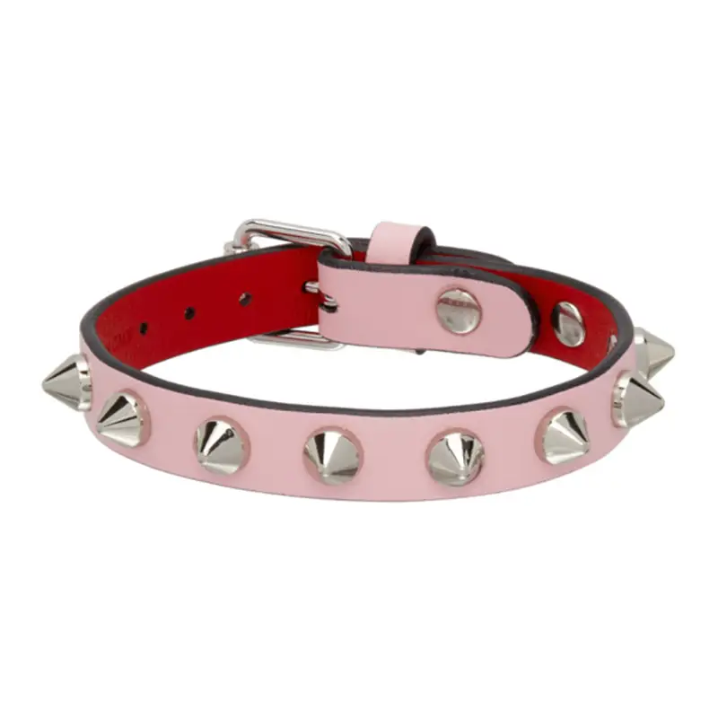 Christian Louboutin Christian Louboutin Pink Loubilink Bracelet $210