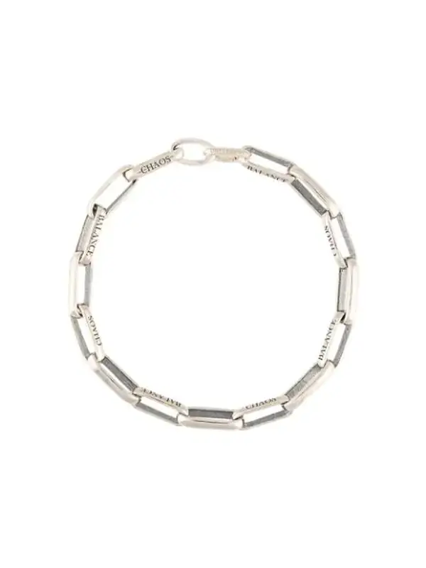 Undercover Engraved Sterling Silver Bracelet $600