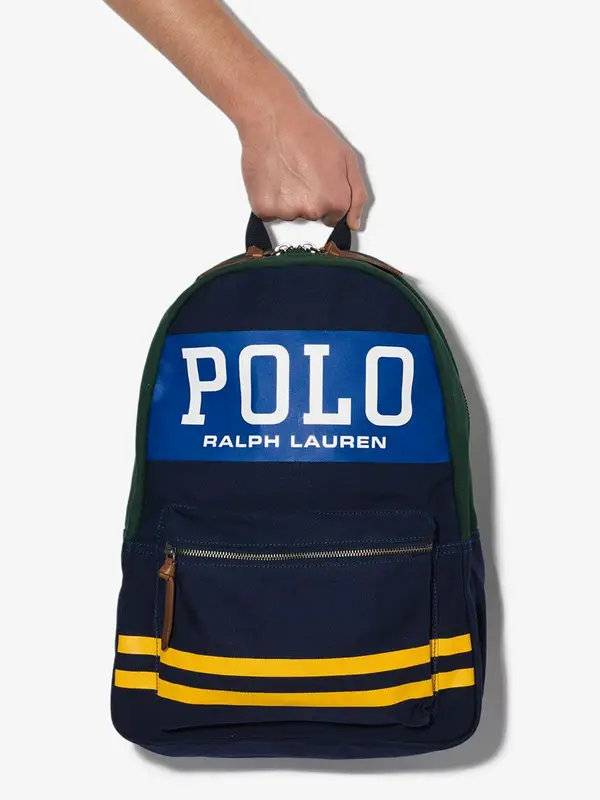 Polo Ralph Lauren Men's Rucksack Backpack Travel In Blue $175